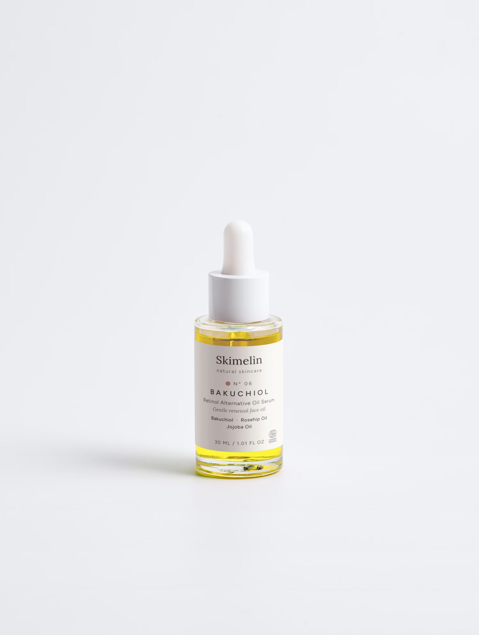 Nº 06 Bakuchiol – aliejinis veido serumas 3 Skimelìn Nº 06 Bakuchiol – aliejinis veido serumas – COSMOS ORGANIC sertifikuota natūrali kosmetika – nuotrauka 3
