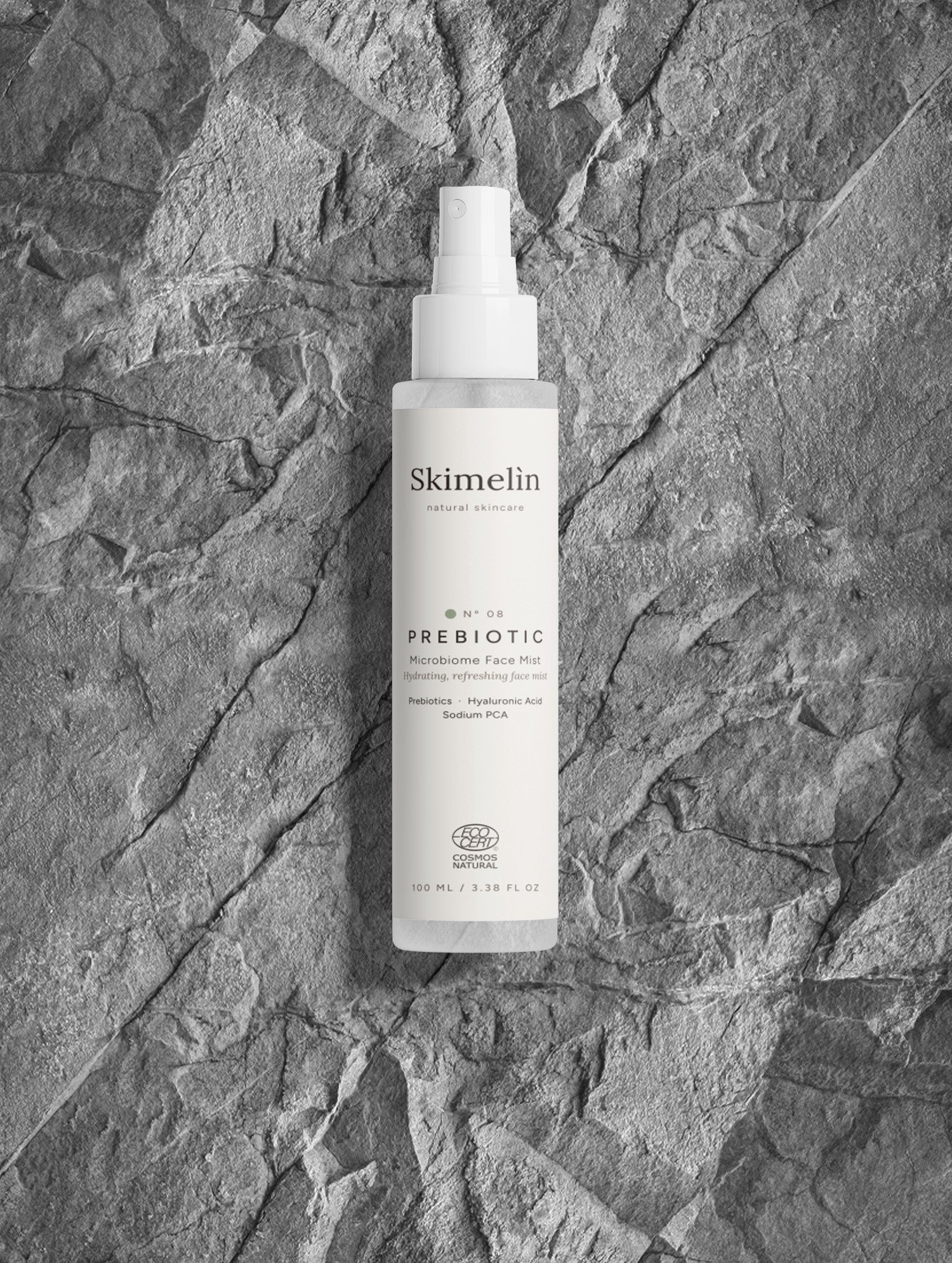 Nº 08 Prebiotic – prebiotinė veido dulksna 4 Skimelìn Nº 08 Prebiotic – prebiotinė veido dulksna – COSMOS NATURAL sertifikuota natūrali kosmetika – nuotrauka 4