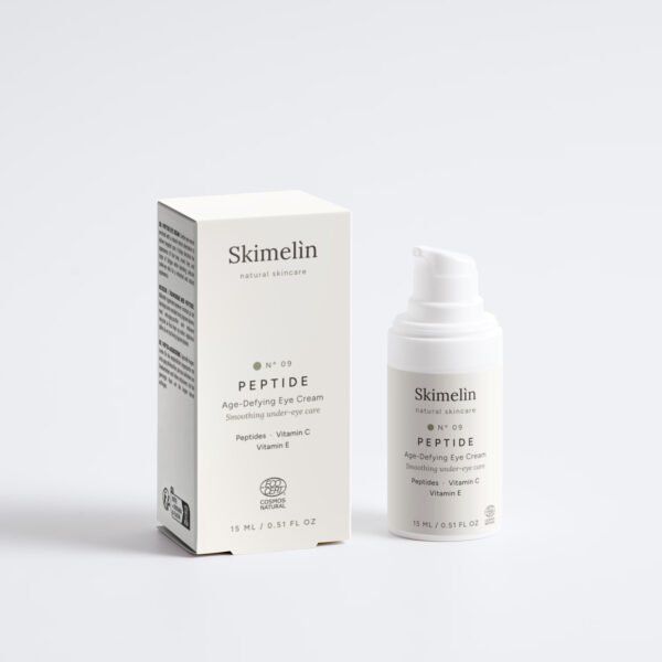Skimelìn Nº 09 Peptide – peptidinis paakių kremas – COSMOS NATURAL sertifikuota natūrali kosmetika